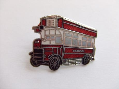 Dubbeldekker oldtimer bus general